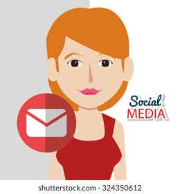 social media icons design, vector illustration eps10 graphic 