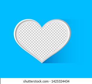 "Social media icons in the form of transparent background patterns,vector hearts for graphic design in the concept of love.Stylish cute icons inspired by transparent backgrounds in bright blue colors.