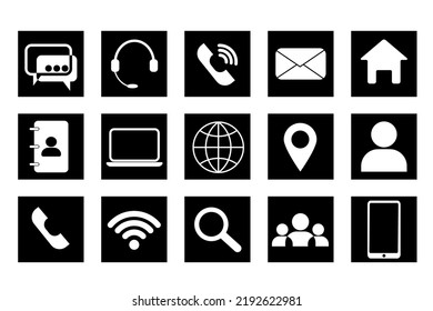  Social media icons modern design. Social media and network icons. set of business contact flat icon in   vector images