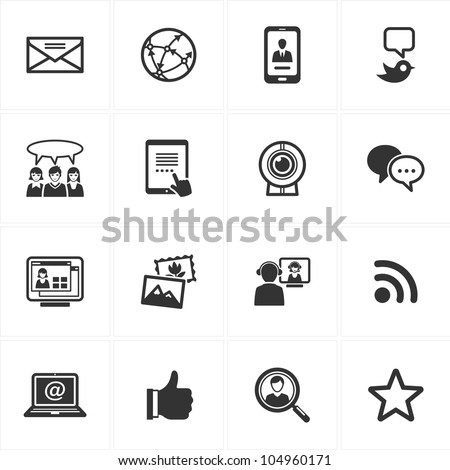 Social Media Icons - Set 1