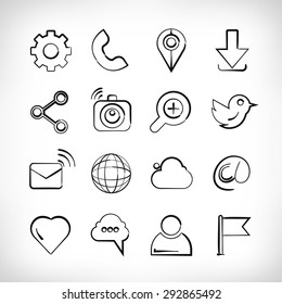 Social Media Icons Set