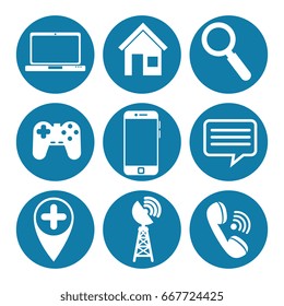 social media icons set
