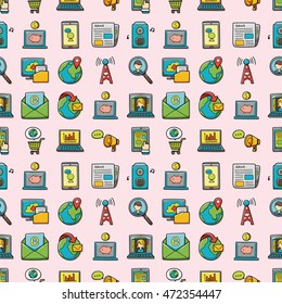 Social media icons set,eps10