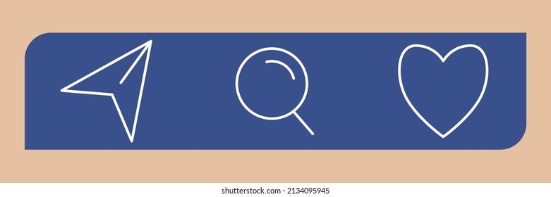 Social media icons  symbol vector elements for infographic web
