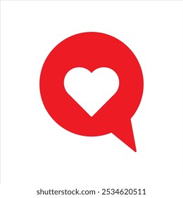 Social media icons thumb up and heart icon with repost and comment. Flat signs icons on white background. eps10