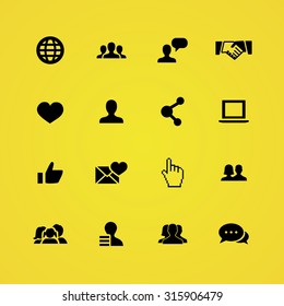 mjml social media showing more icons