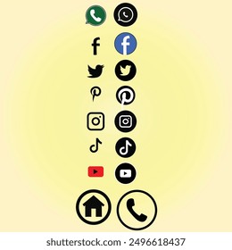 SOCIAL MEDIA ICONS FOR USES