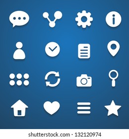 social media icons vector