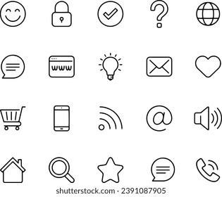 Social Media icons vector design