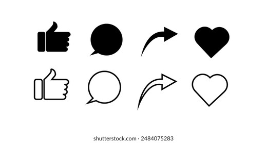 Social Media Icons Vector Illustration