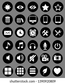 social media Icons Vector set - Vector