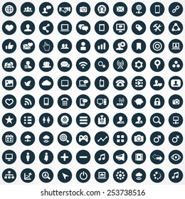 social media Icons Vector set