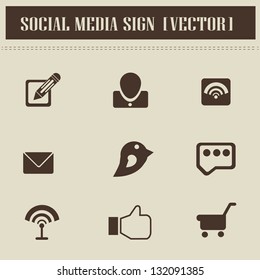 Social media icons,vector