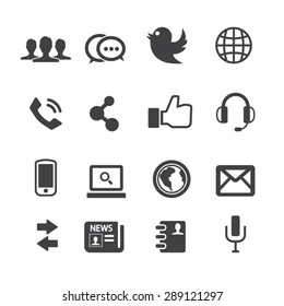 Social Media icons,Vector