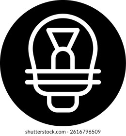 Social Media Idea Glyph Vector Icon Design
