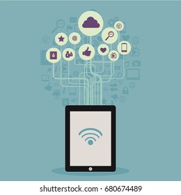 Social Media Illustration