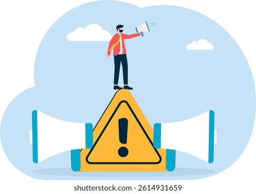 Social media illustration, business concept, web design

