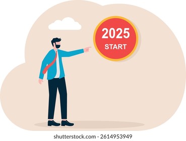 Social media illustration, business concept, web design

