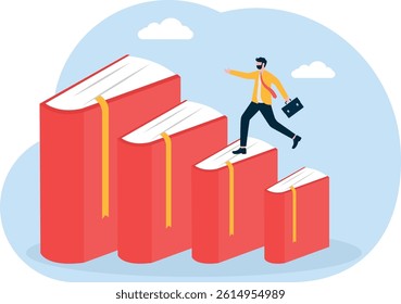Social media illustration, business concept, web design

