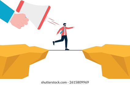 Social media illustration, business concept, web design, business illustration

