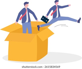 Social media illustration, business concept, web design,business illustration

