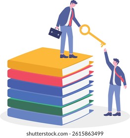 Social media illustration, business concept, web design, business illustration

