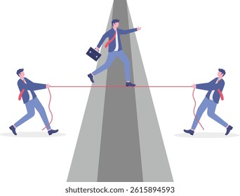 Social media illustration, business concept, web design, business illustration

