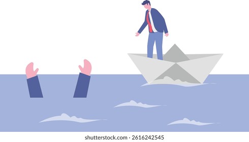 Social media illustration, business concept, web design, business illustration

