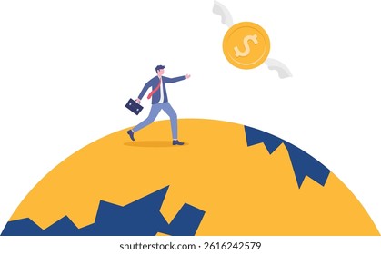 Social media illustration, business concept, web design, business illustration

