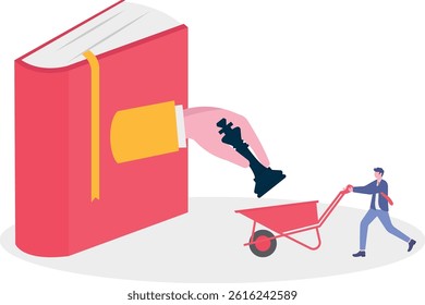 Social media illustration, business concept, web design, business illustration

