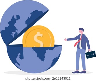 Social media illustration, business concept, web design, business illustration

