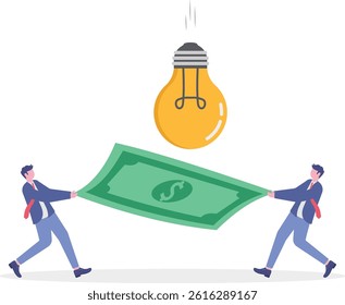 Social media illustration, business concept, web design, business illustration

