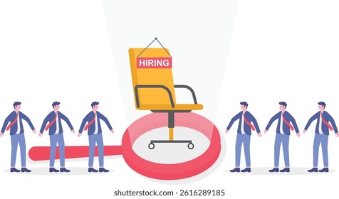 Social media illustration, business concept, web design, business illustration

