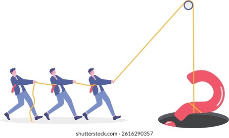 Social media illustration, business concept, web design, business illustration


