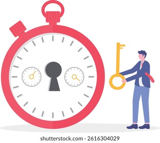 Social media illustration, business concept, web design

