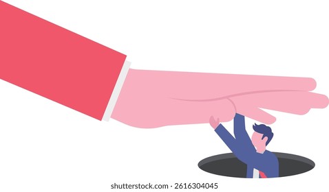 Social media illustration, business concept, web design

