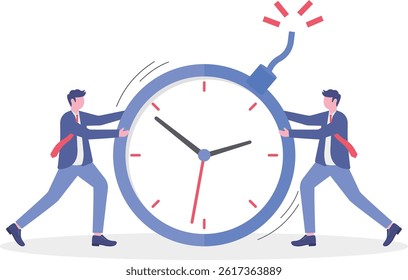 Social media illustration, business concept, web design


