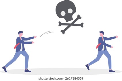 Social media illustration, business concept, web design

