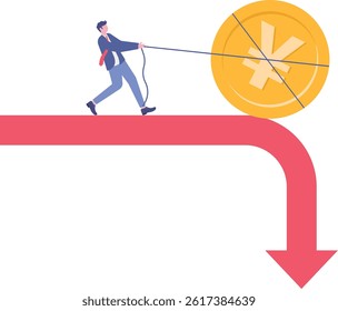 Social media illustration, business concept, web design

