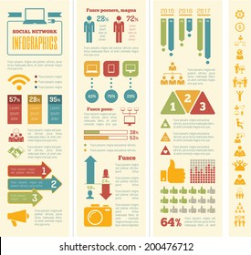 Social Media Infographic Template.