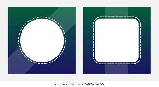 social media and Instagram post template