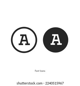 social media Instagram stories edit text and change font icon. outline, flat, isolated, simple, vector icon