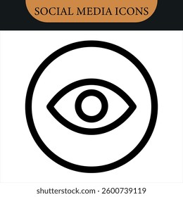 Social media interface icon. Social media icon. Like, comment, share and eye view icon set. Social media notification icons, love favorite heart and star flat icons, post reactions collection set