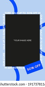 Social media layout Instagram stories template. trendy Design. Vector illustration