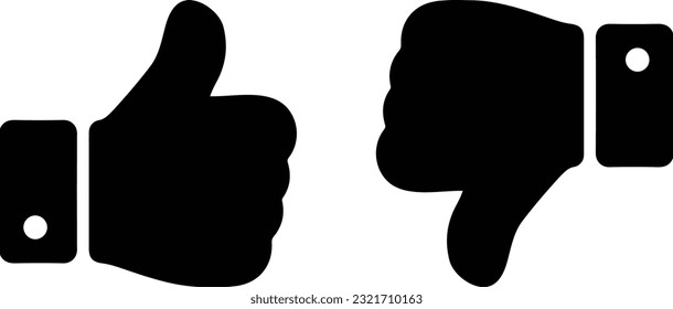 Social Media mag und mag einfaches Symbol, Vektordesign, schwarze Farbe