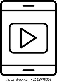 Social Media Line Vector Icon Design