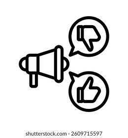 Social Media Line Vector Illustration On White Background.