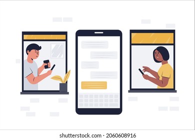 Social media makes it easy to communicate and talk as if they are always close to each other. 