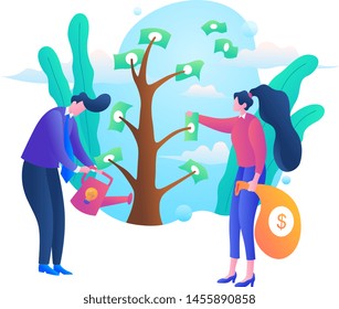 Social media Management marketing concept with characters. Can be used for web banner, infographics, hero images. Flat isometric vector illustration isolated on white background.