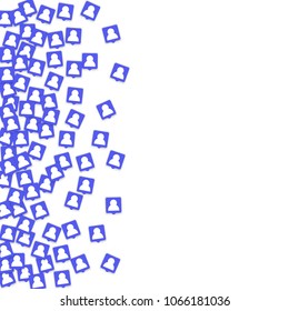 Social media marketing background. Blog design.  Social networks. Follow and Share Social Media Icons Background for App, Application, Marketing, Smm, Ceo, Web, Internet, Analytics, Business.